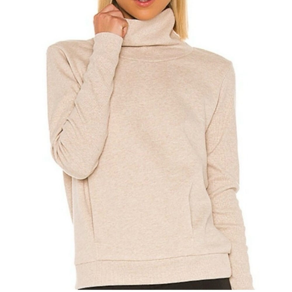 Alo Yoga Clarity Women's Cream Turtleneck Sweater - Excellent condition (Medium)